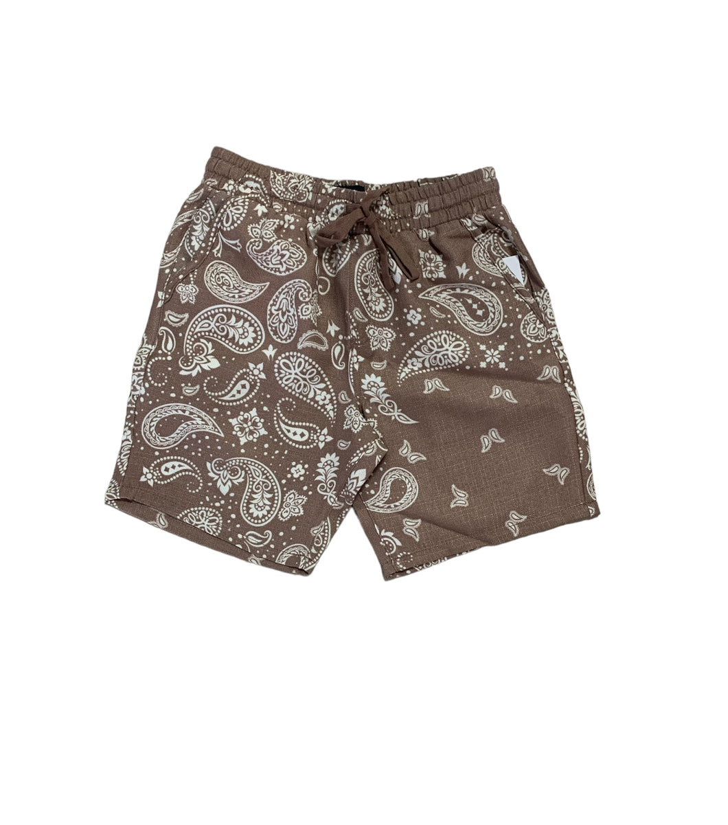 PAISLEY BROWN SHORT