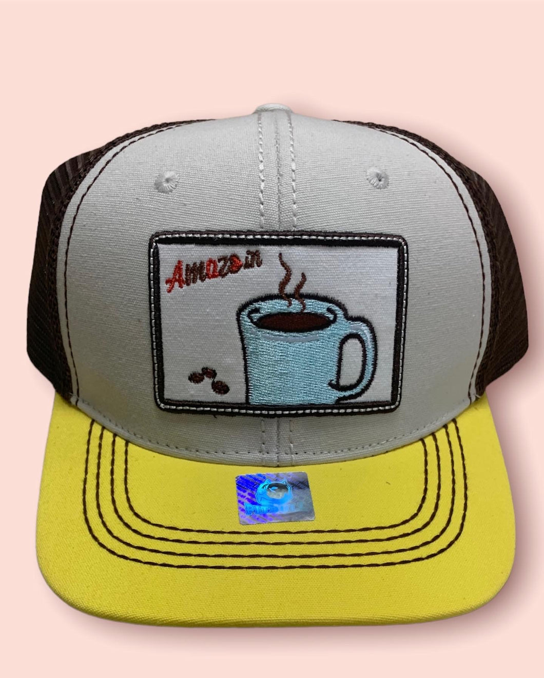 COFFEE HAT CREAM/YELLOW